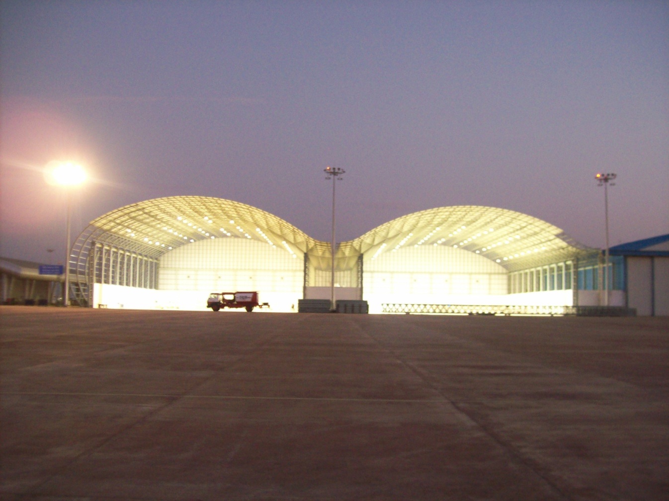 Hanger at Gondia Airport